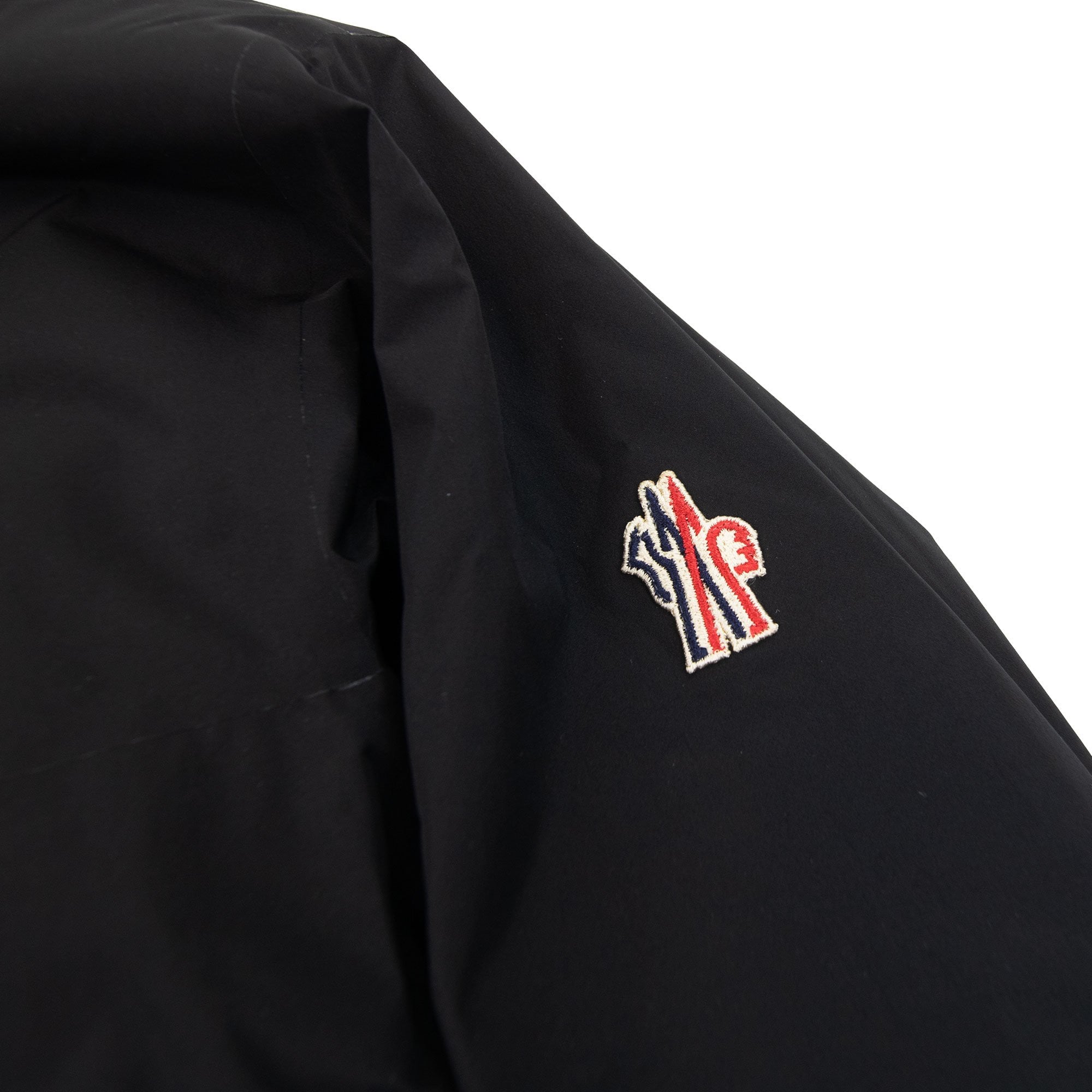 Moncler Jaman Hooded Short Padded Jacket Black 999
