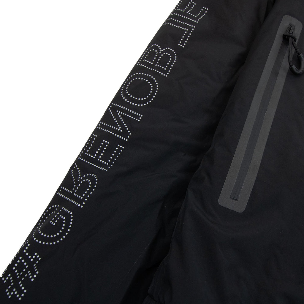 Moncler Jaman Hooded Short Padded Jacket Black 999