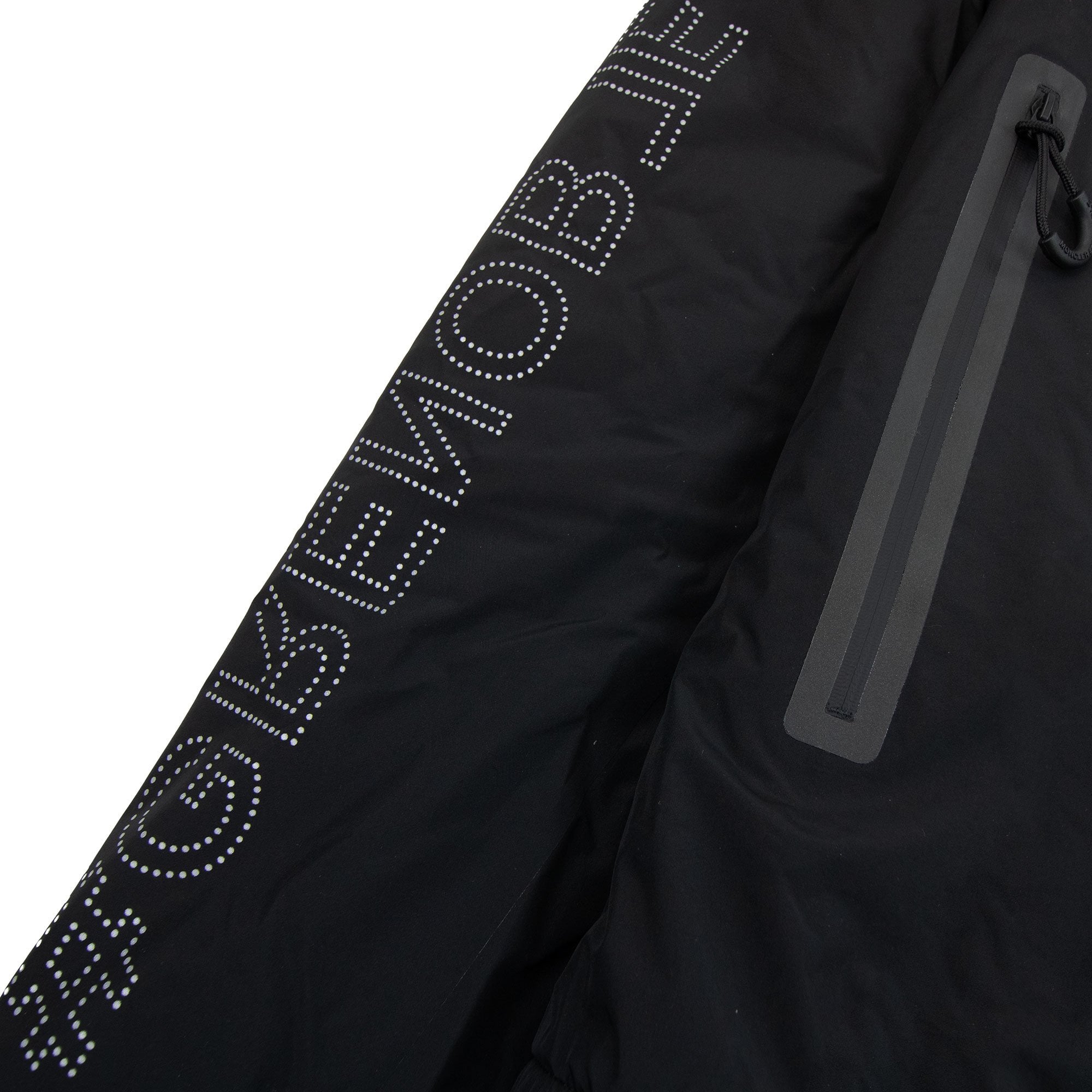 Moncler Jaman Hooded Short Padded Jacket Black 999