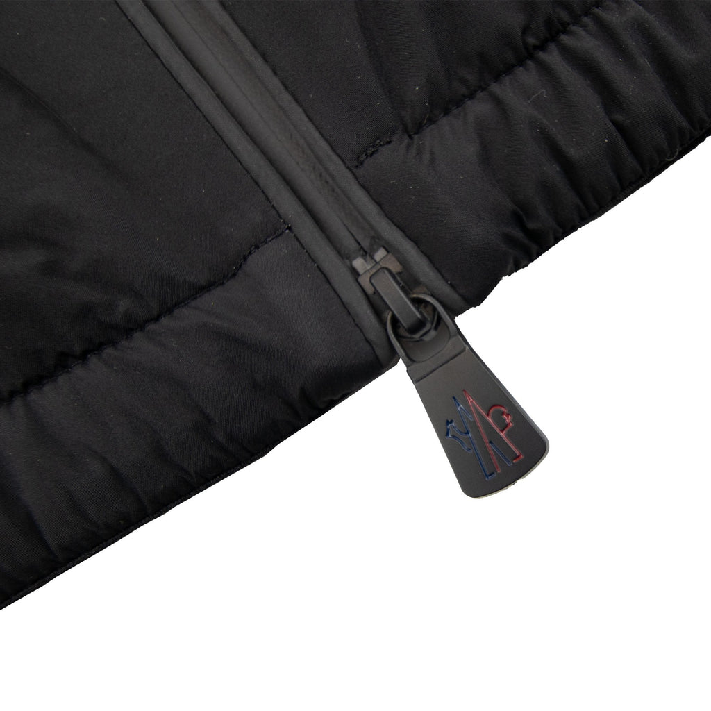 Moncler Jaman Hooded Short Padded Jacket Black 999