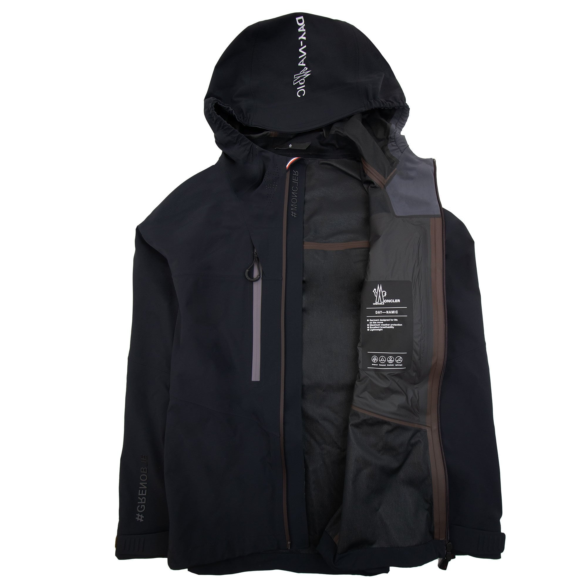 Moncler Orden Hooded Shell Jacket Black 999