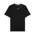 Moncler Grenoble Rubber Neck Logo Tee Black 999