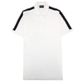 Emporio Armani Jersey Polo Shirt With Embossed Logo Tape White
