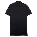 Emporio Armani Jersey Polo Shirt With Embossed Logo Tape Black