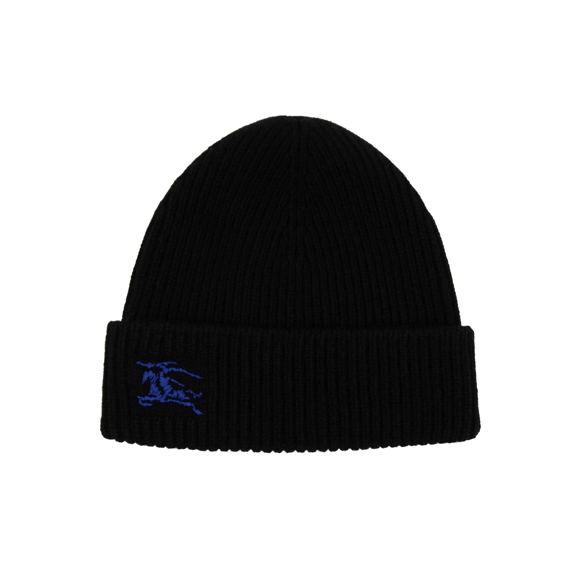 Burberry Ribbed Cashmere Beanie Black