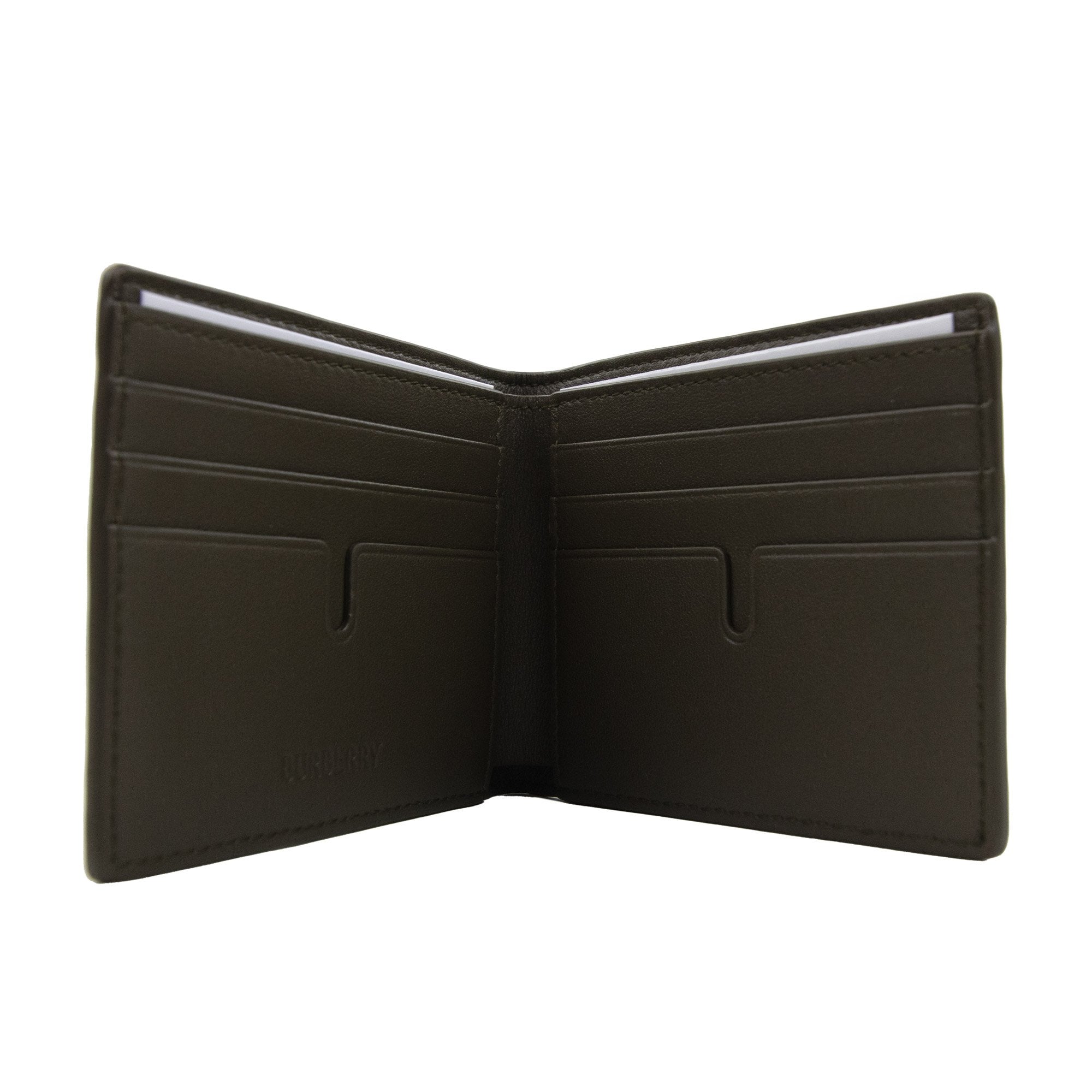 Burberry Check Slim Bifold Wallet Sand
