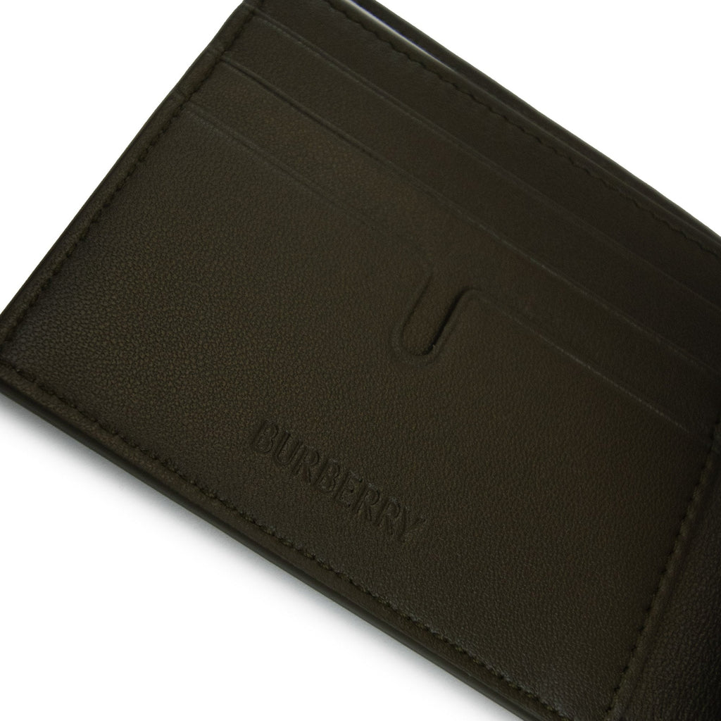 Burberry Check Slim Bifold Wallet Sand