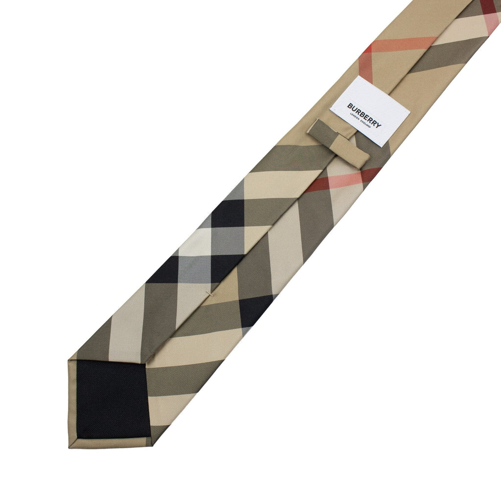 Burberry Check Silk Tie Archive Beige