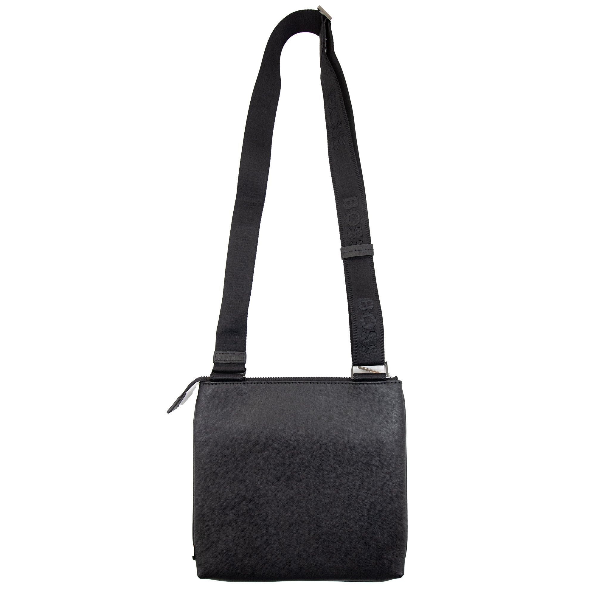 Hugo Boss Zair S Z Signature Stripe Logo Detail Bag Black 001