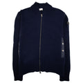 Moncler Cashmere Full Zip Cardigan Navy