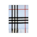 Burberry Giant Check Cashmere Scarf Pale Blue