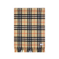 Burberry Medium Check Cashmere Scarf Sand