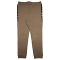 Burberry Check Panel Cotton Jogging Pants Beige