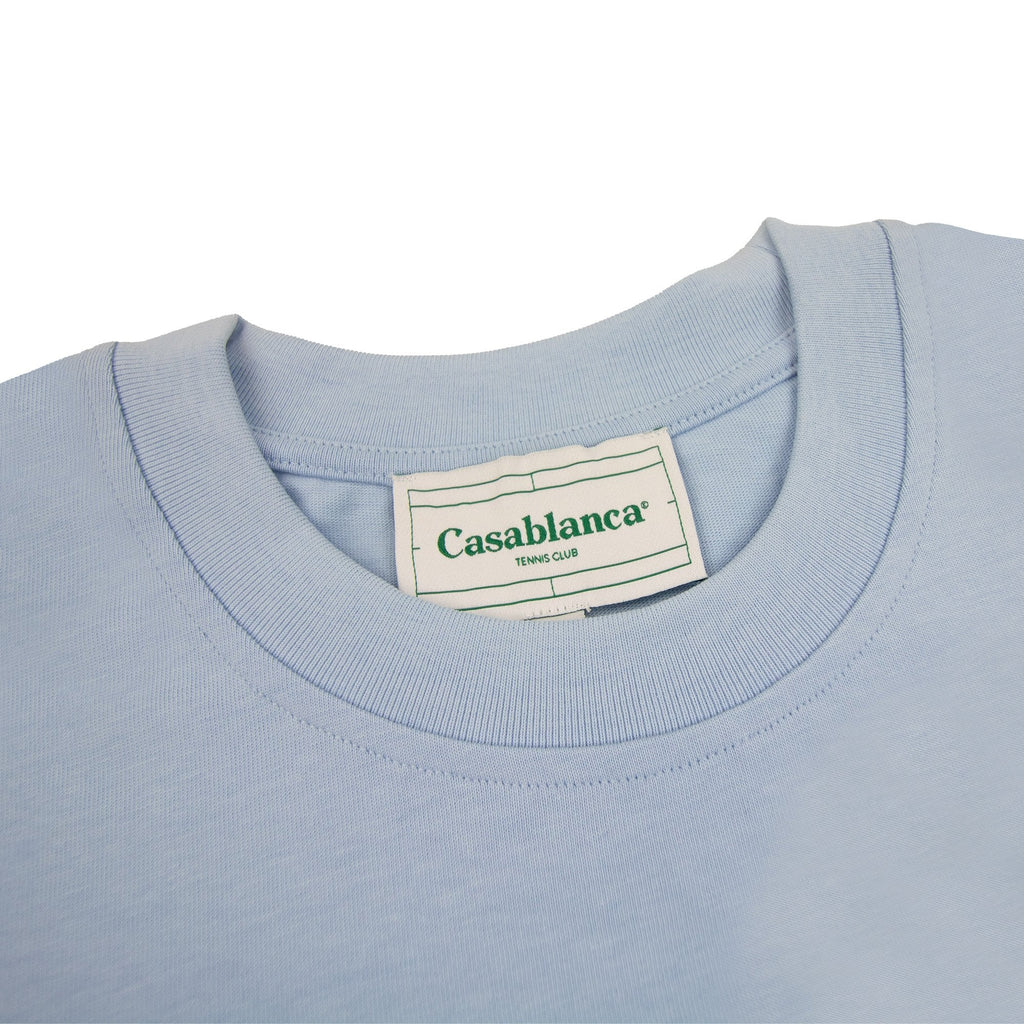 Casablanca Maison De Reve Printed T Shirt Pale Blue