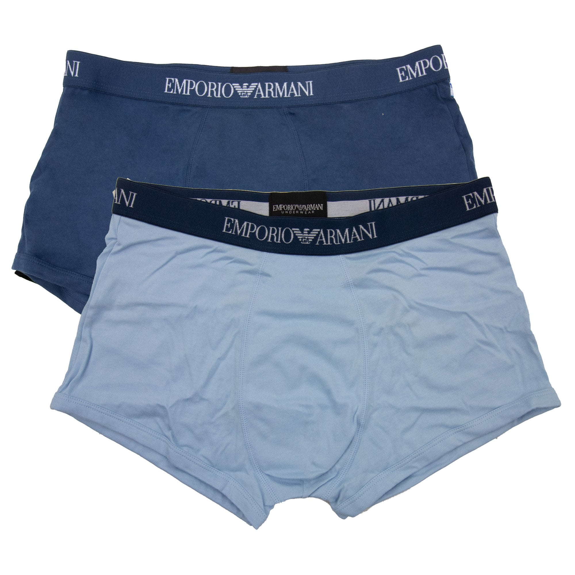 Emporio Armani 2 Pack Boxer Trunk Light Blue