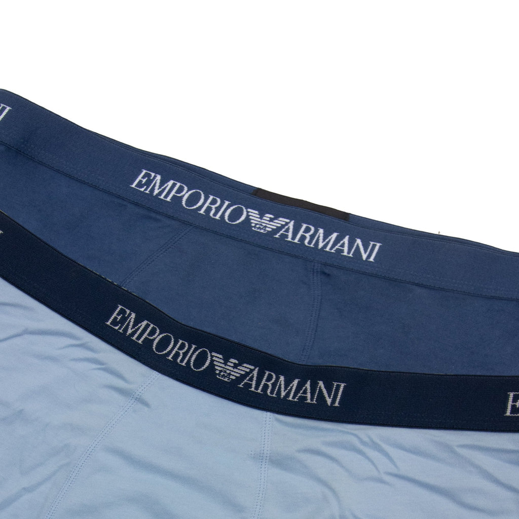 Emporio Armani 2 Pack Boxer Trunk Light Blue