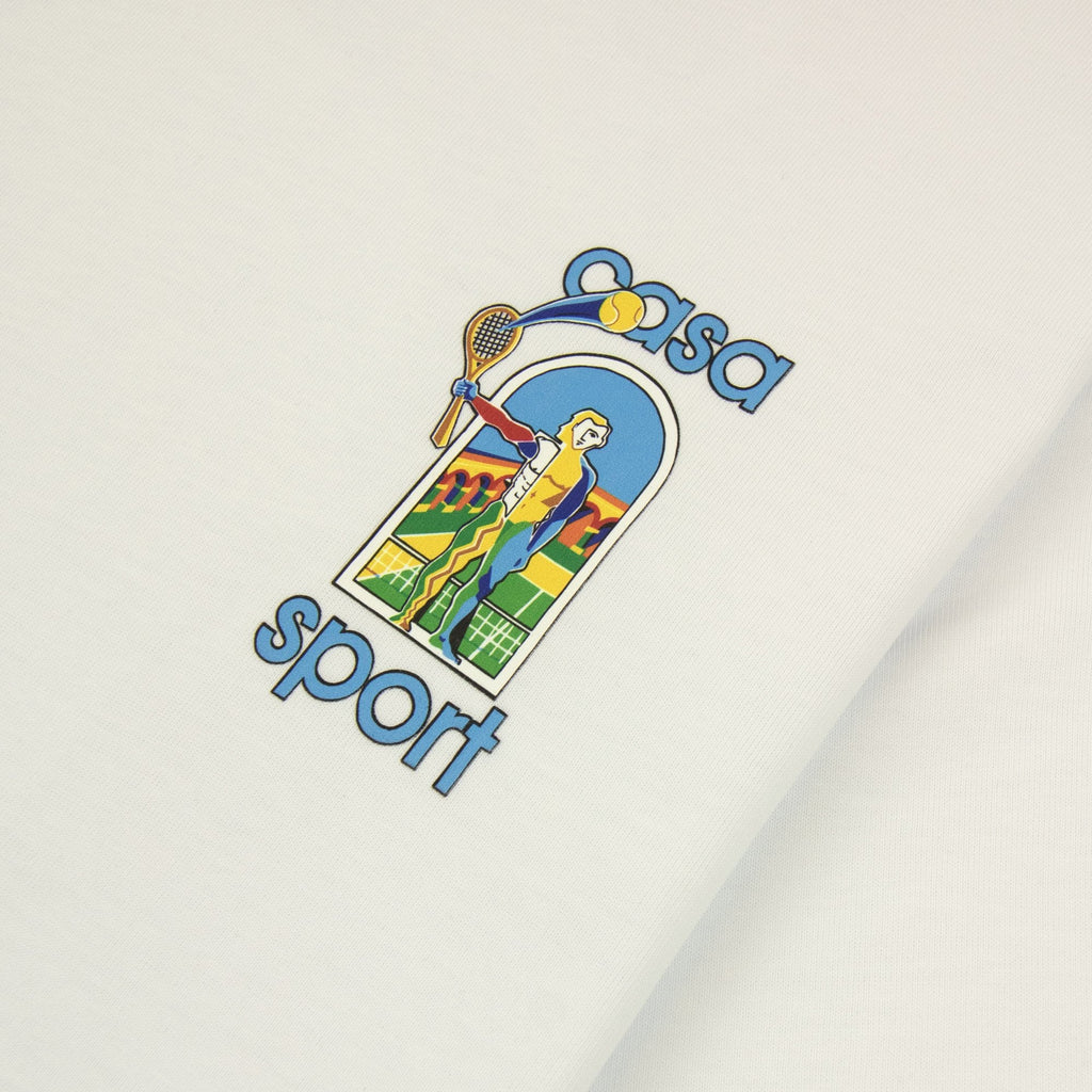 Casablanca Le Jeu Colore Screen T-shirt White