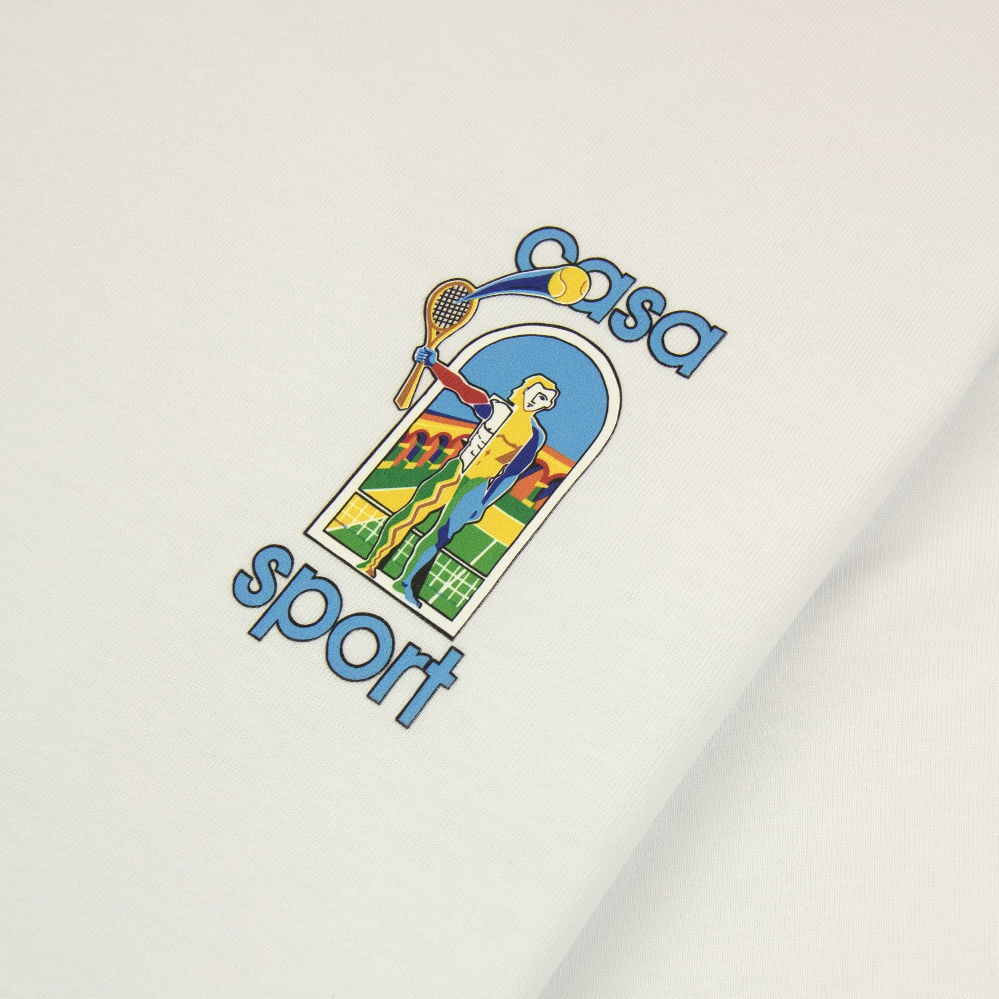Casablanca Le Jeu Colore Screen T-shirt White