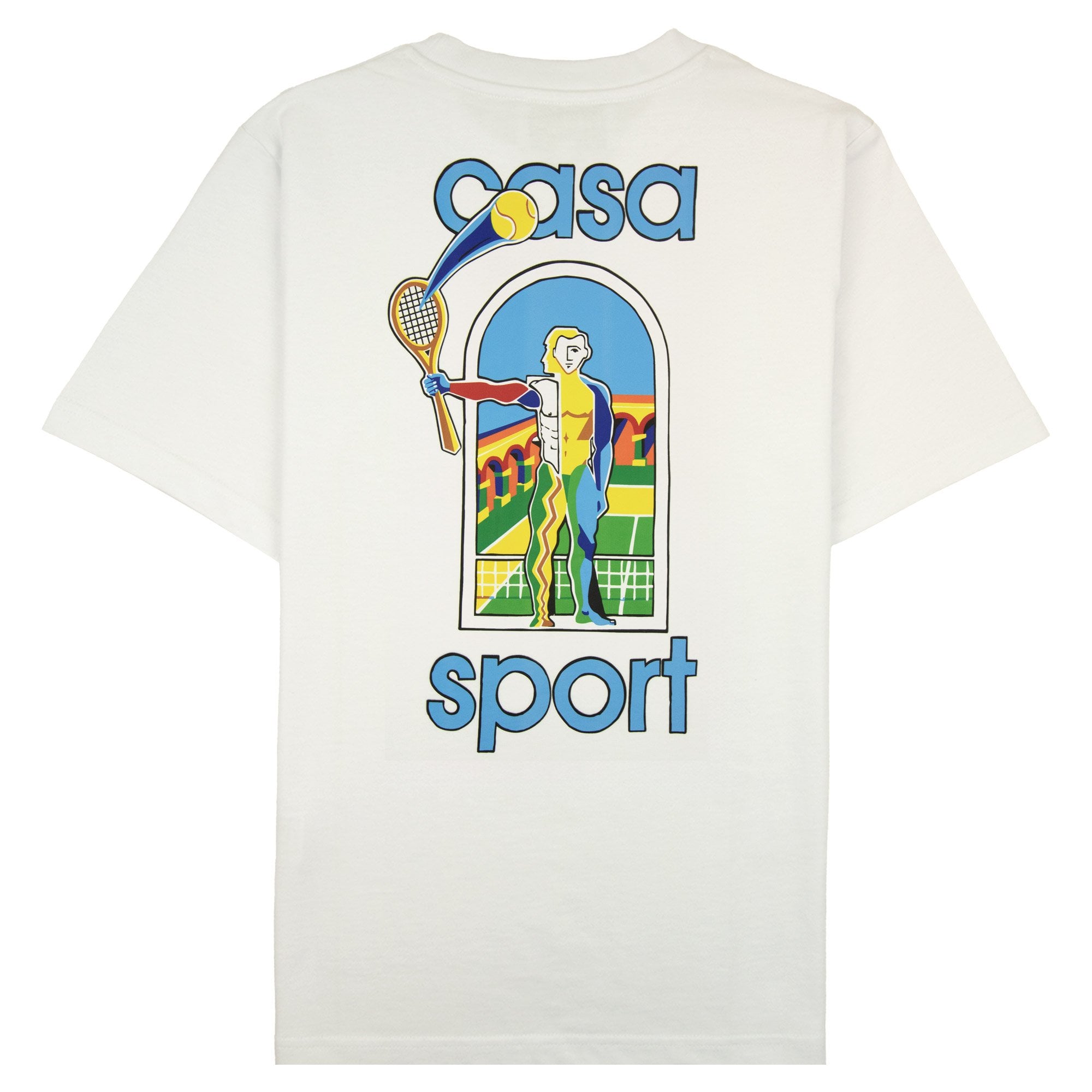 Casablanca Le Jeu Colore Screen T-shirt White