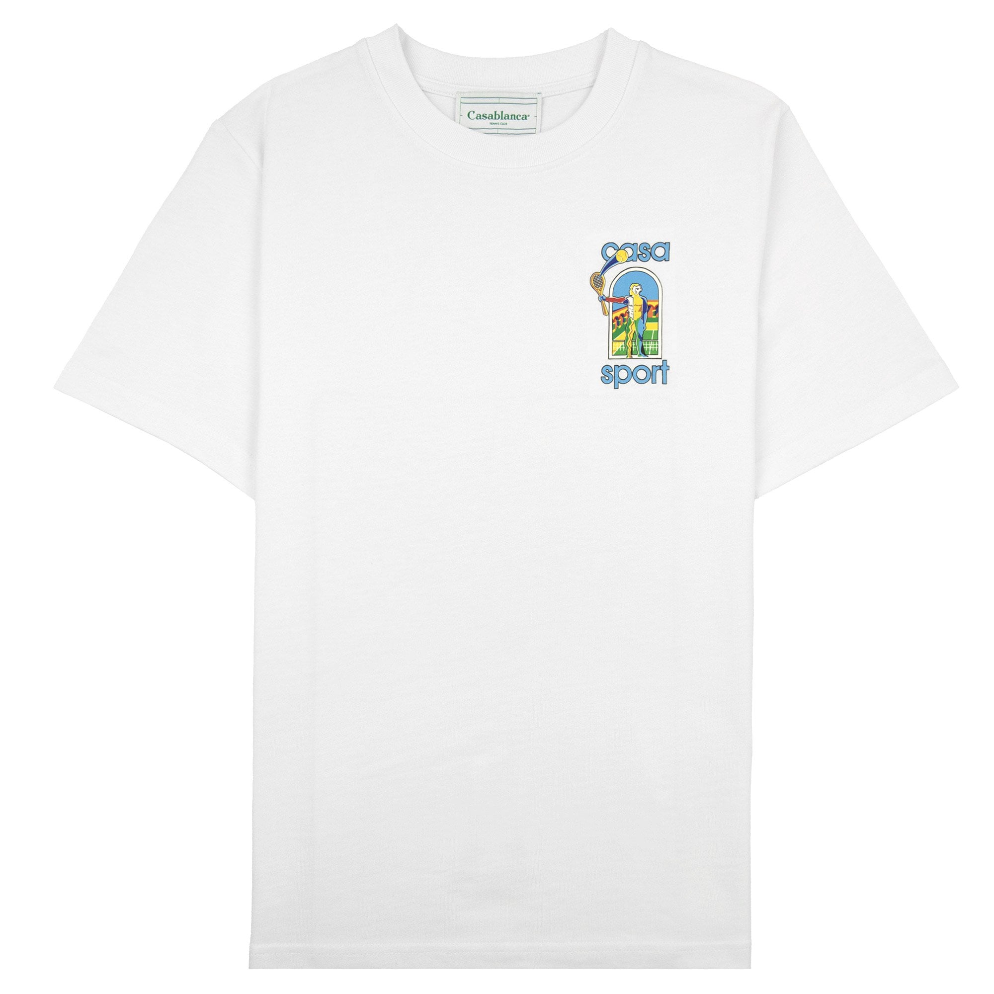 Casablanca Le Jeu Colore Screen T-shirt White
