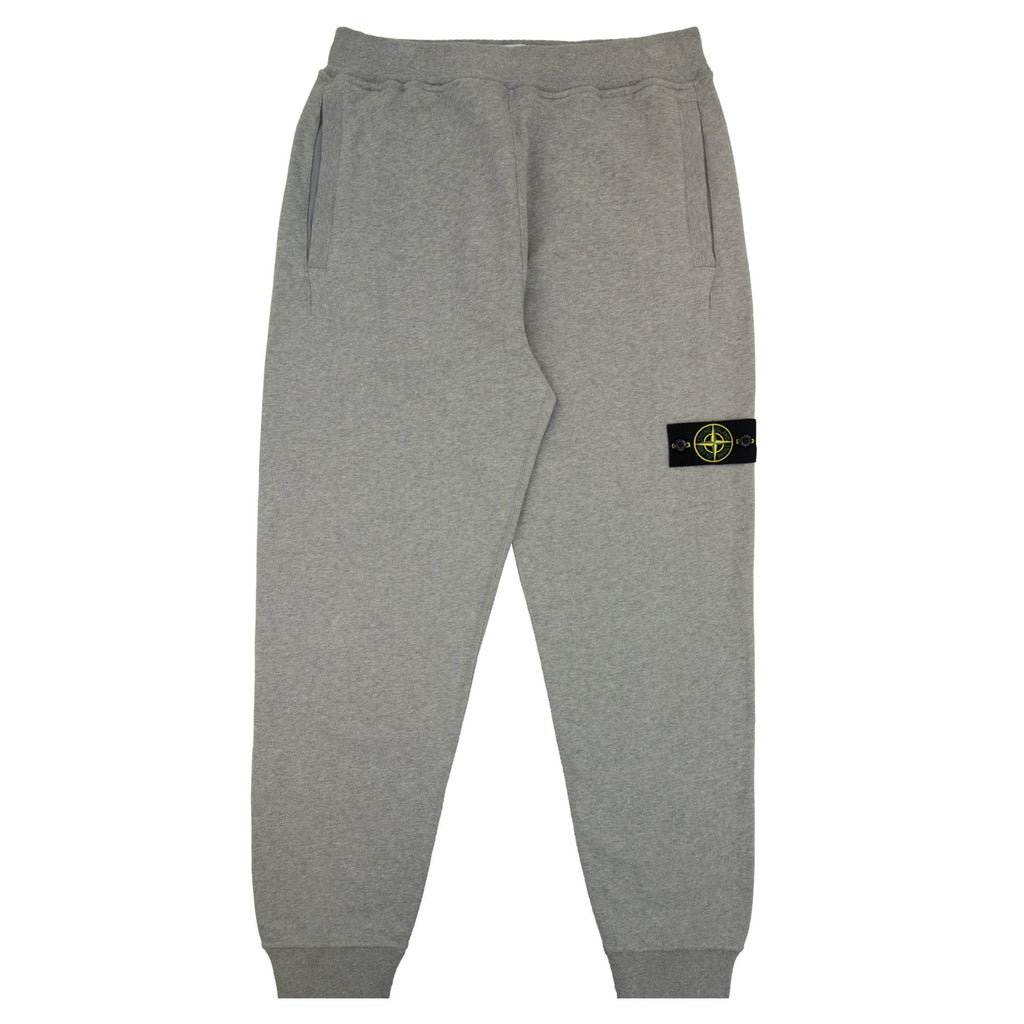 Stone Island 60920 Brushed Organic Fleece Bottoms Grey V0m64
