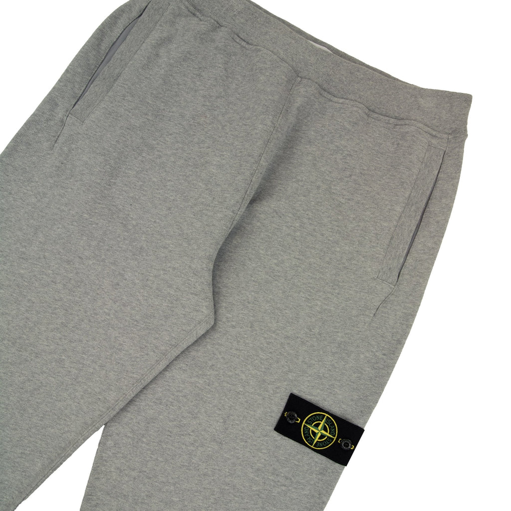 Stone Island 60920 Brushed Organic Fleece Bottoms Grey V0m64