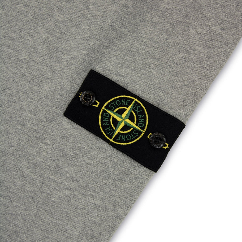 Stone Island 60920 Brushed Organic Fleece Bottoms Grey V0m64
