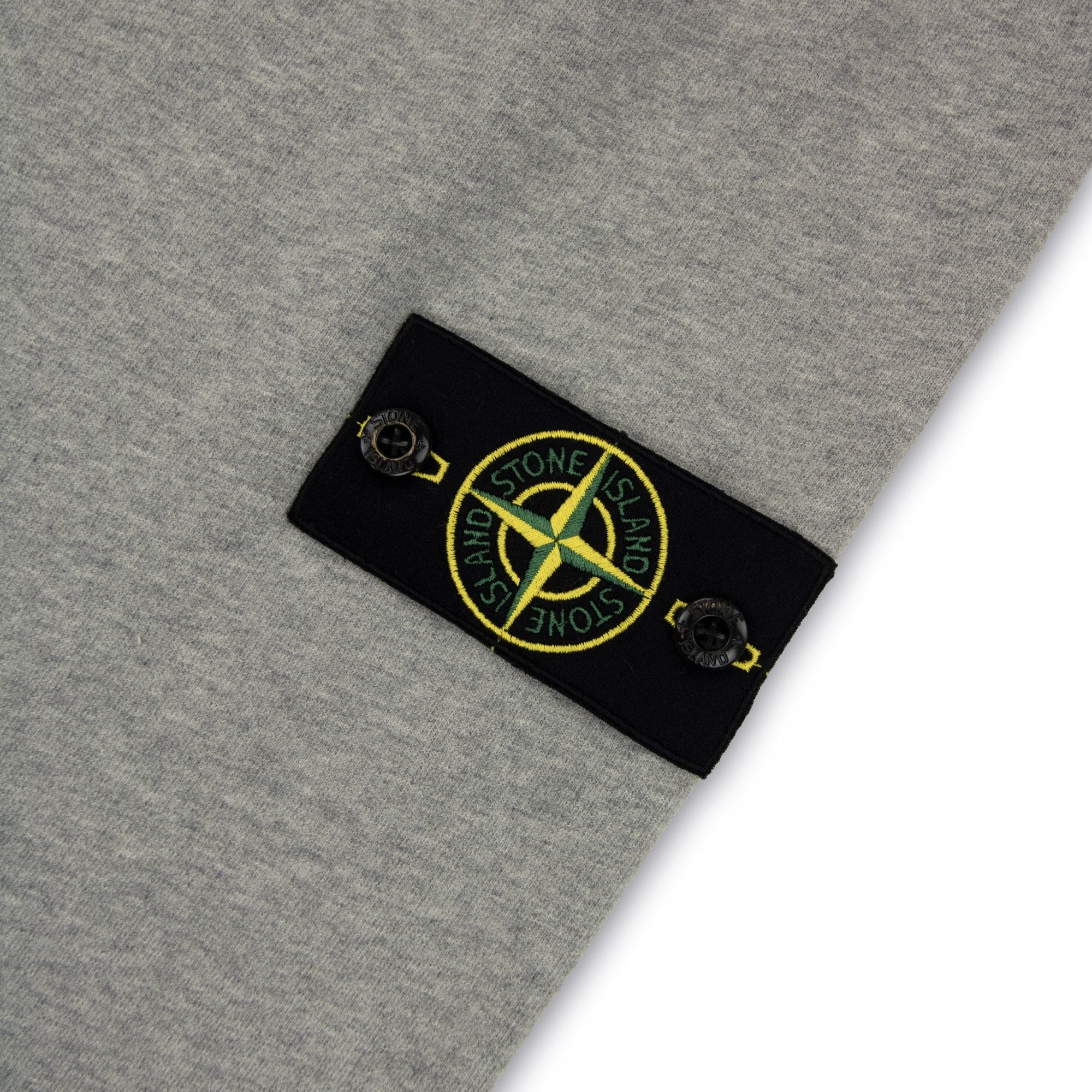 Stone Island 60920 Brushed Organic Fleece Bottoms Grey V0m64