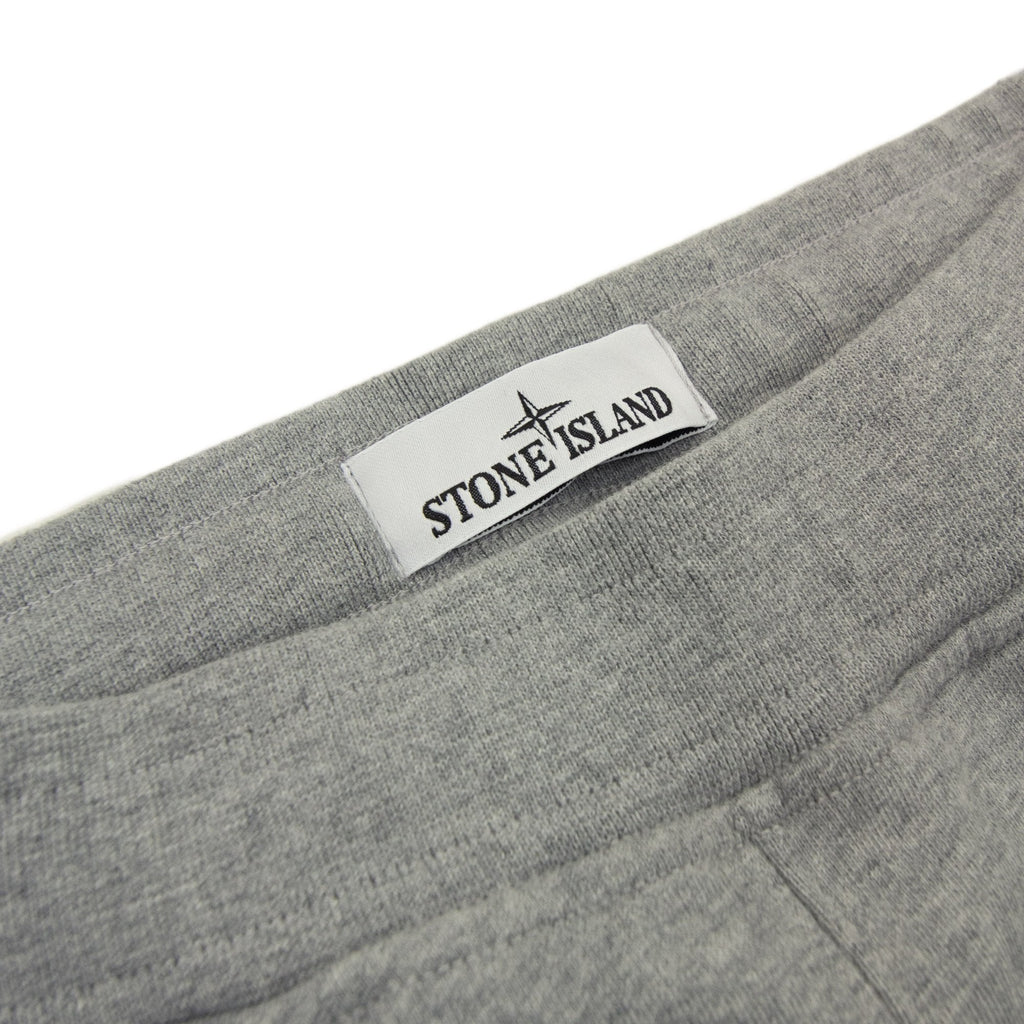 Stone Island 60920 Brushed Organic Fleece Bottoms Grey V0m64