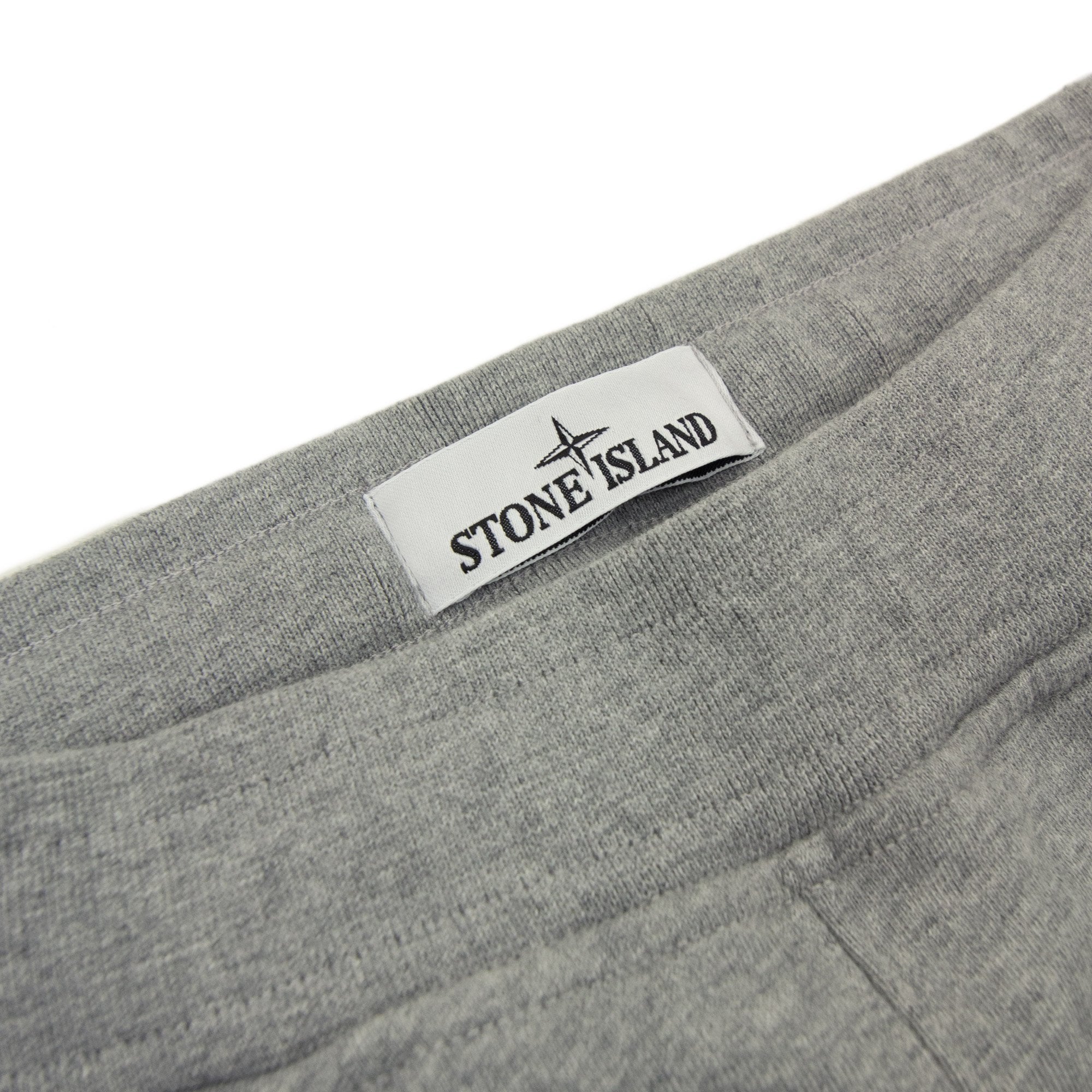 Stone Island 60920 Brushed Organic Fleece Bottoms Grey V0m64
