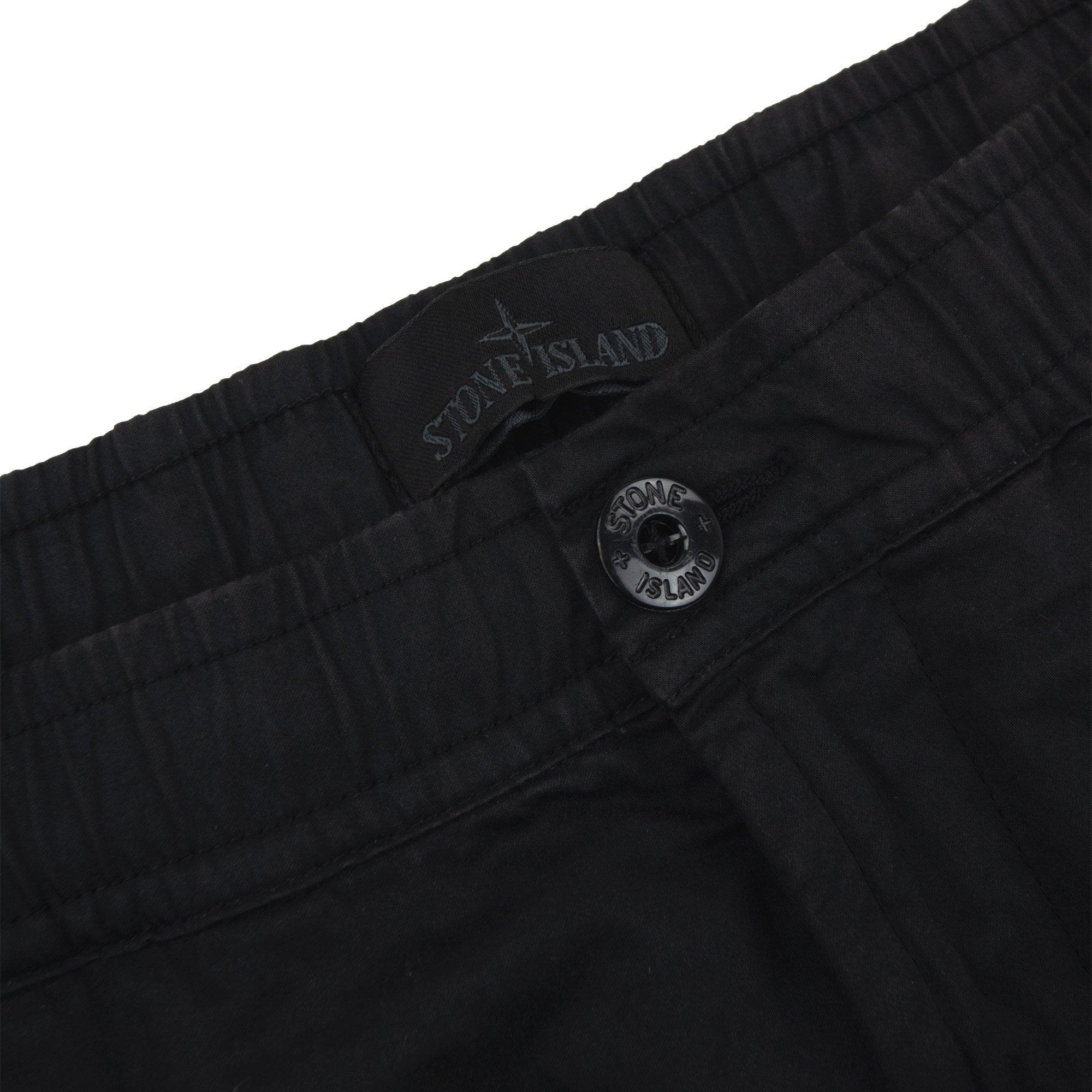 Stone Island 336f6 Stretch Cotton Wool Satin_stone Island Ghost Black V0029