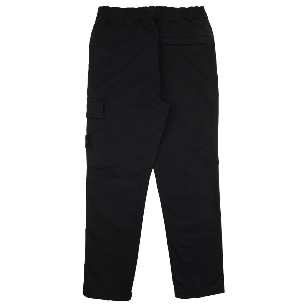 Stone Island 336f6 Stretch Cotton Wool Satin_stone Island Ghost Black V0029