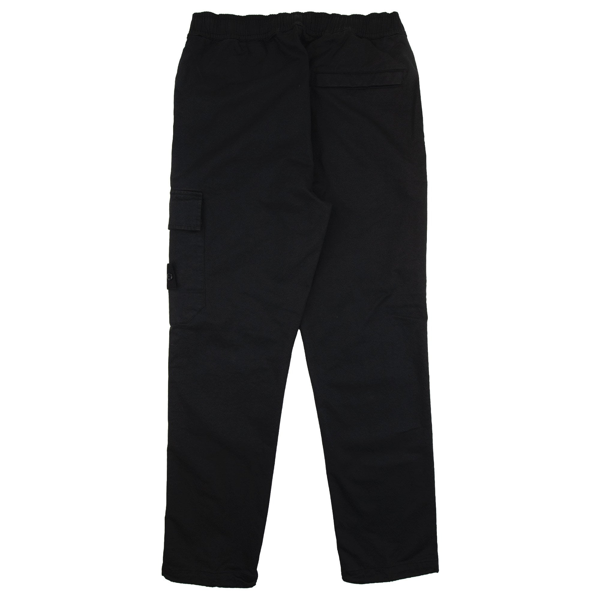 Stone Island 336f6 Stretch Cotton Wool Satin_stone Island Ghost Black V0029