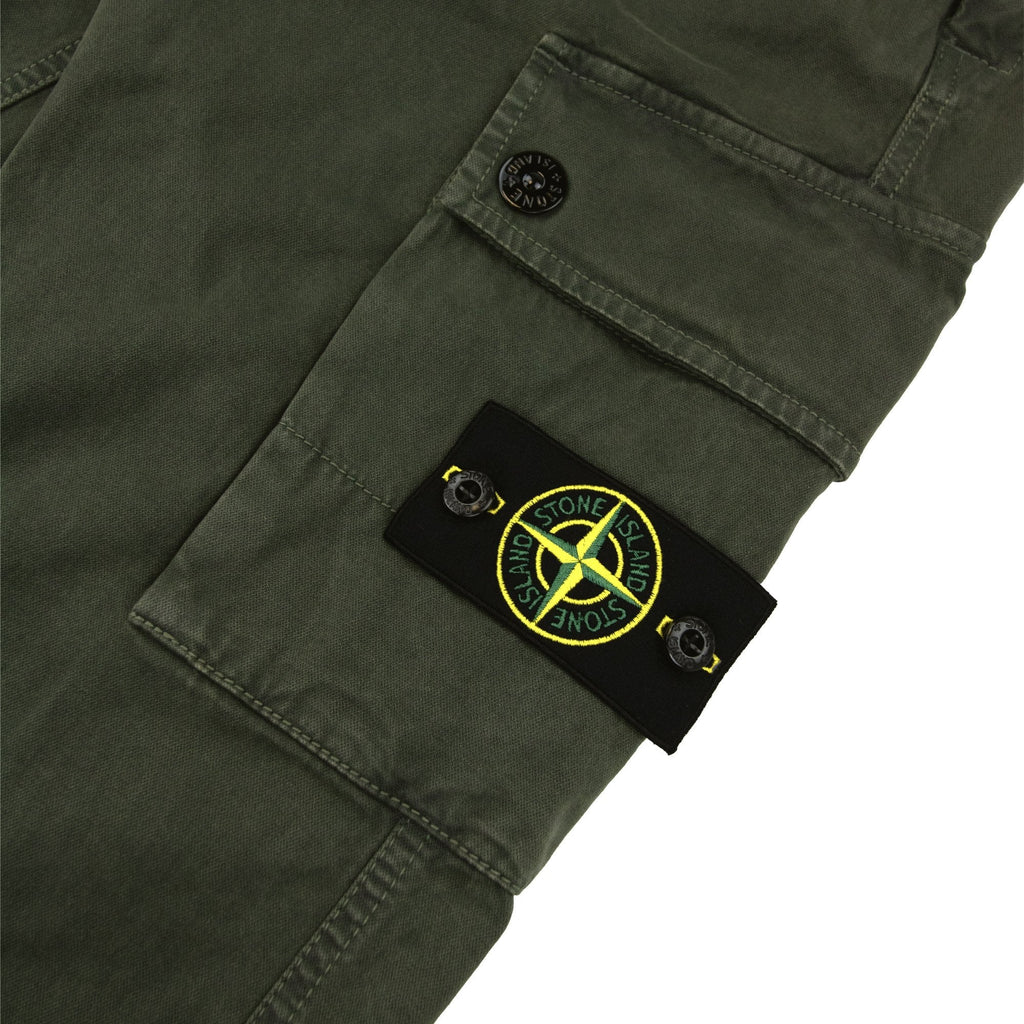 Stone Island 303l1 T.co+old Cargo Trousers Khaki