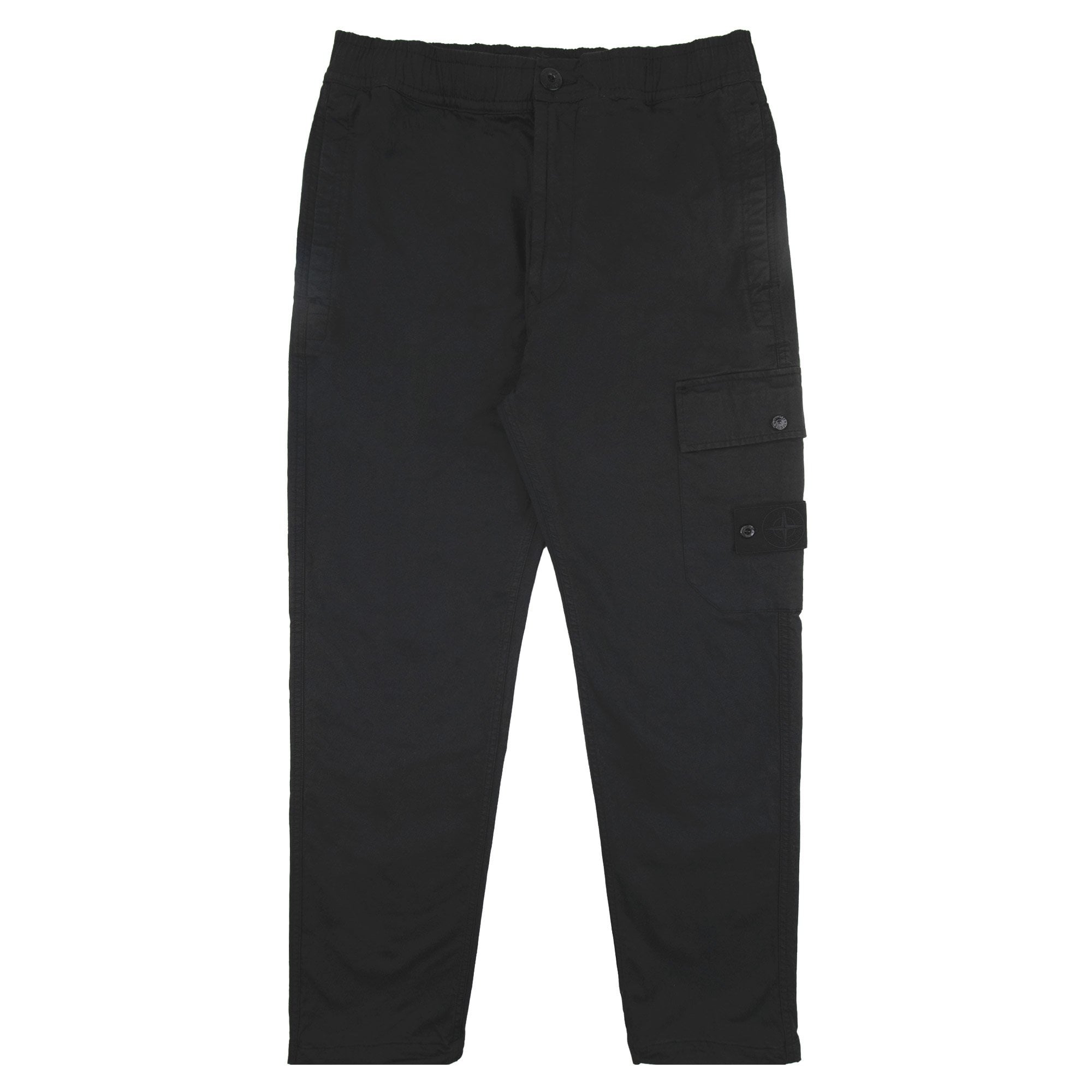 Stone Island 336f6 Stretch Cotton Wool Satin_stone Island Ghost Black V0029