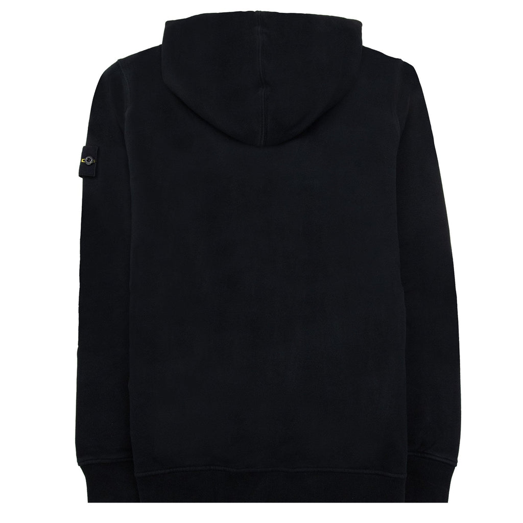 Stone Island 63520 Brushed Organic Cotton Fleece Black V0029