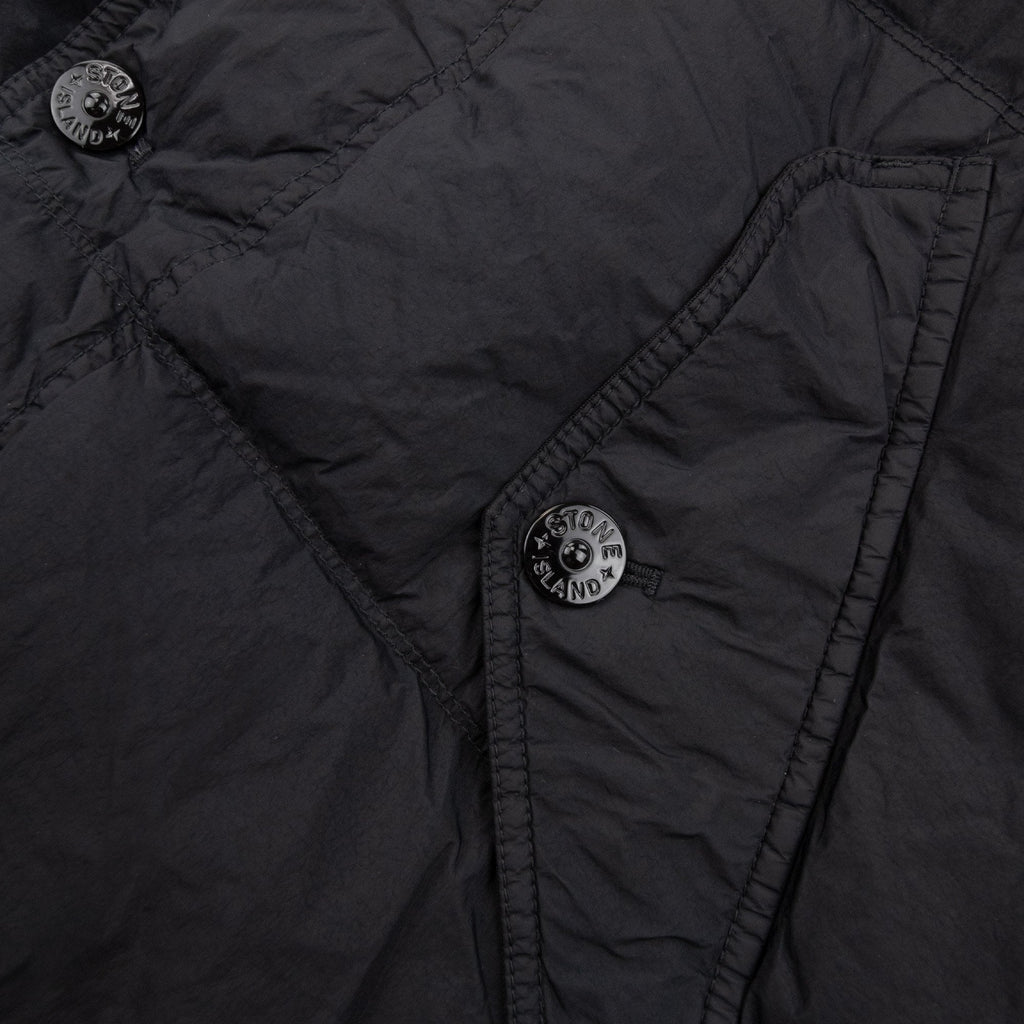 Stone Island 70123 Crinkle Reps R-ny Down Parka Black V0029