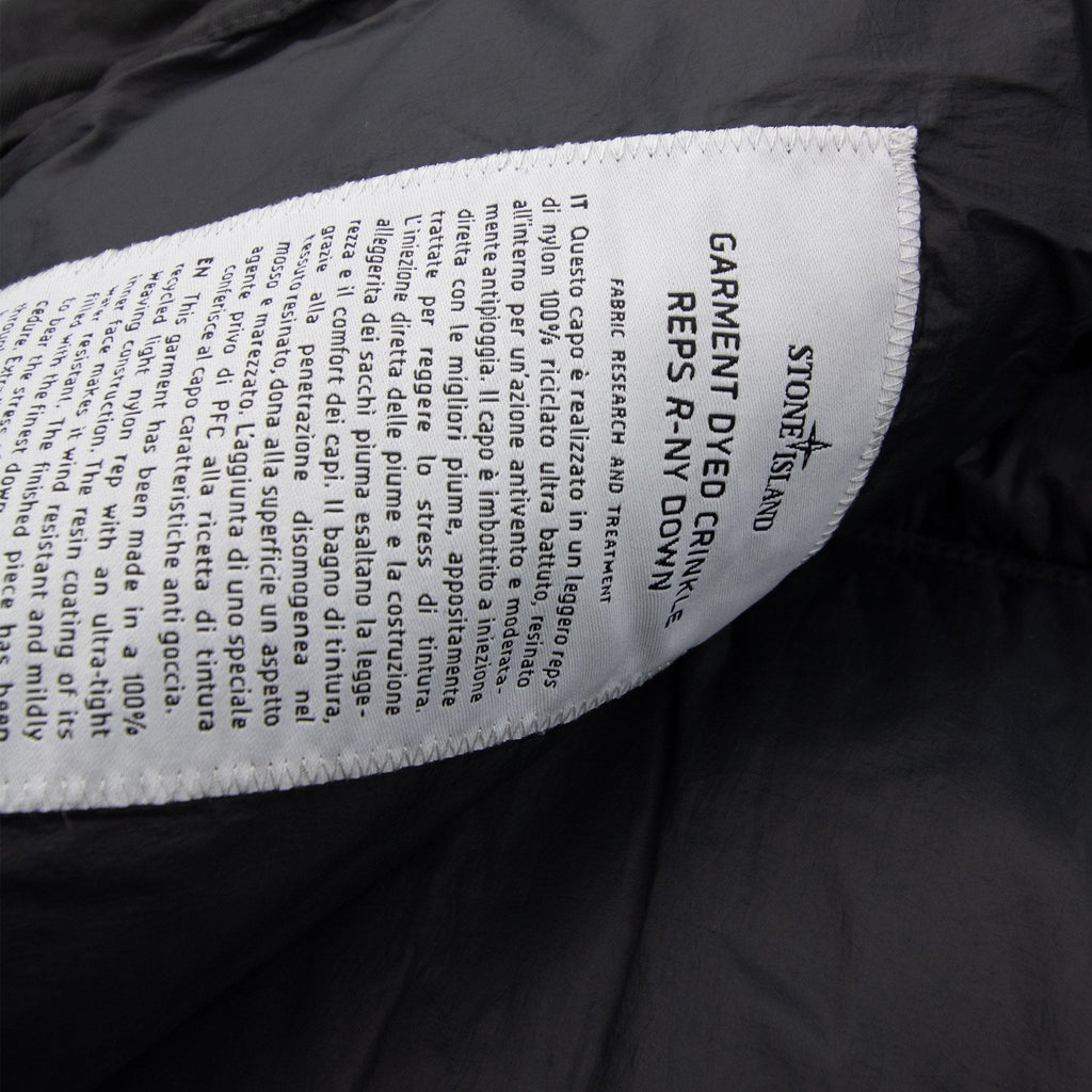 Stone Island 70123 Crinkle Reps R-ny Down Parka Black V0029