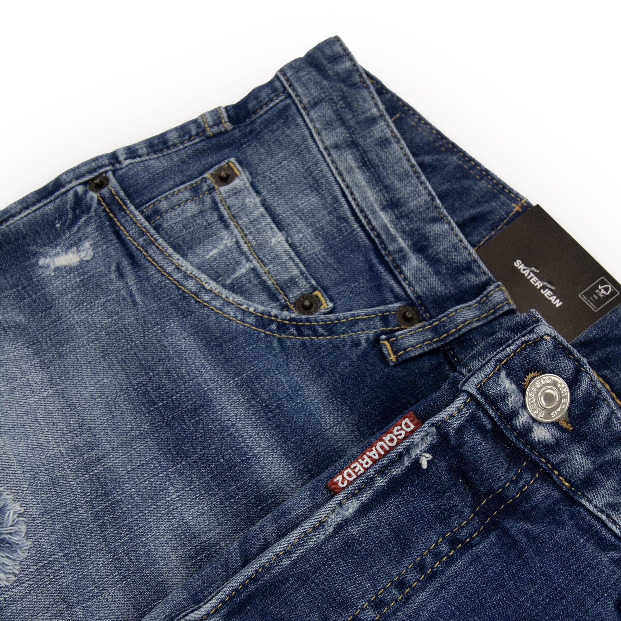 Dsquared2 Light Patch Skater Jean Denim 470