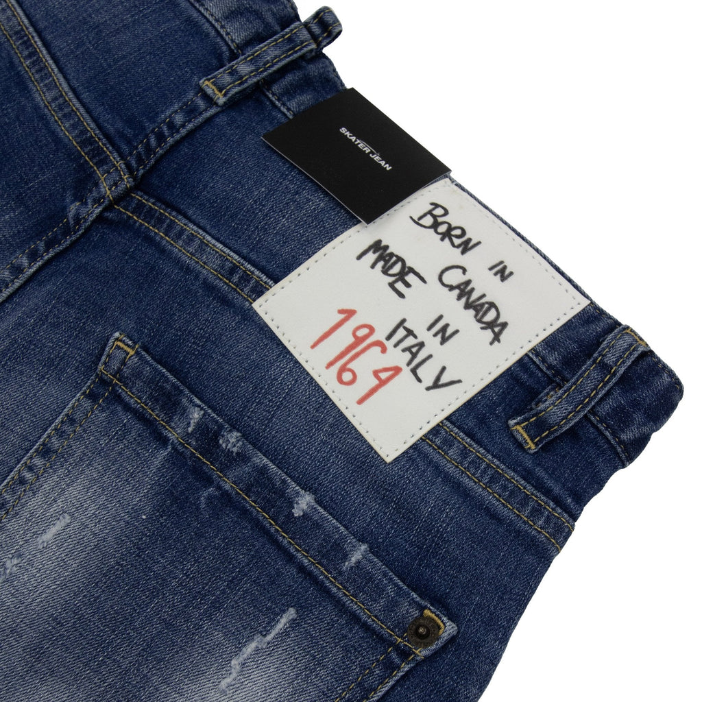 Dsquared2 Light Patch Skater Jean Denim 470