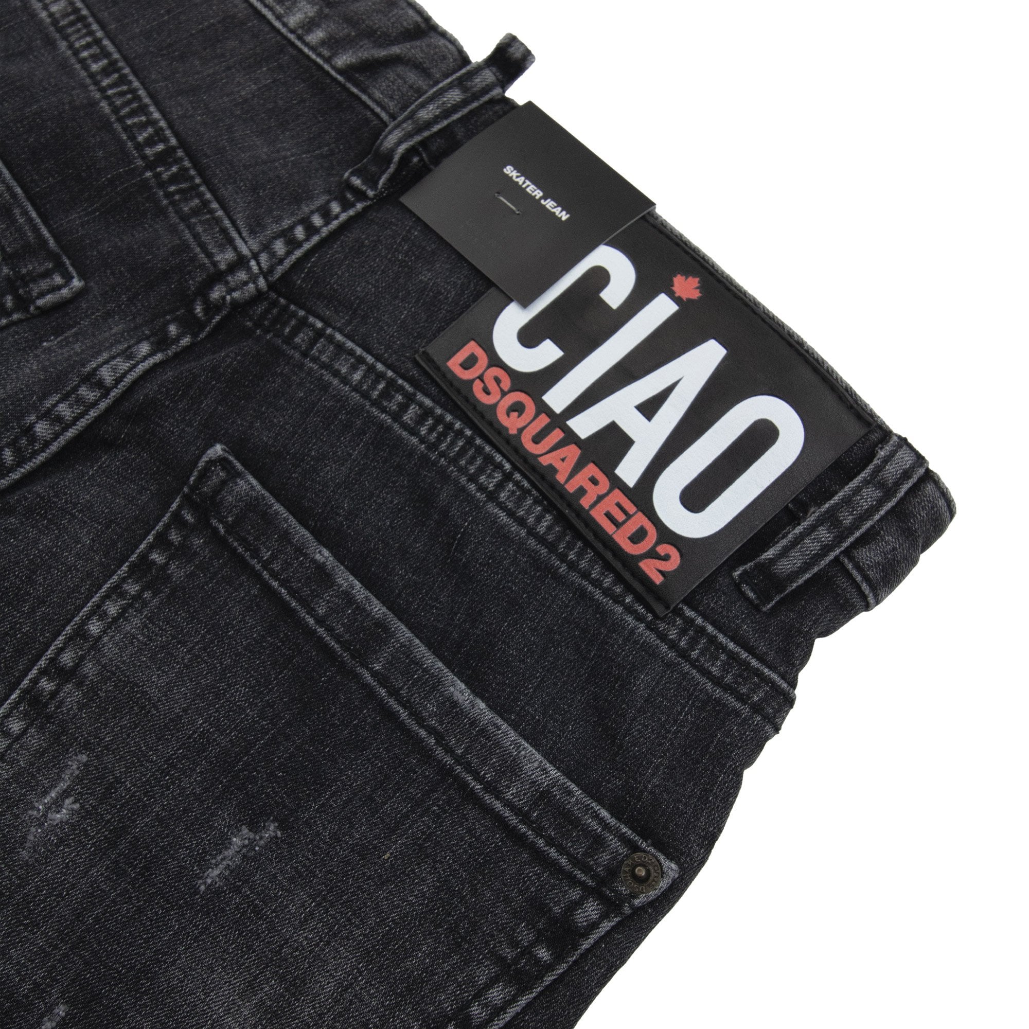 Dsquared2 D2 Ciao Skater Jean Black 900