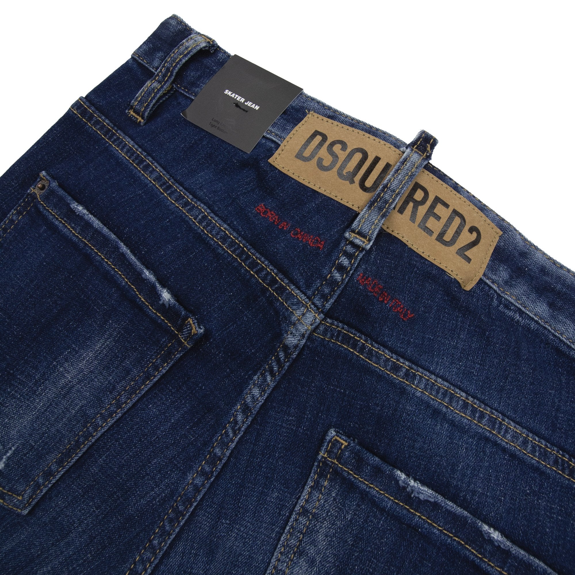 Dsquared2 Back Patch Skater Jean Denim 470