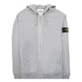 Stone Island 63520 Brushed Organic Cotton Fleece Grey V0m64