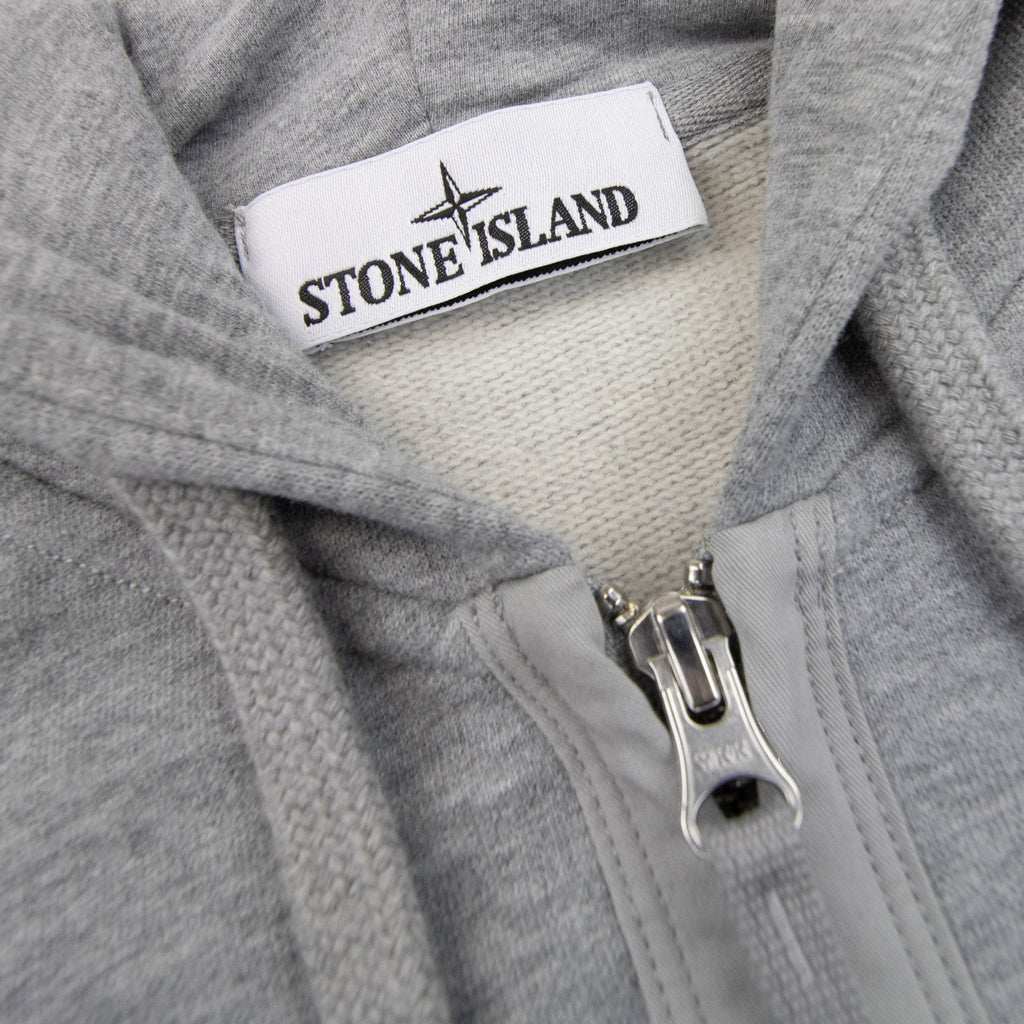 Stone Island 63520 Brushed Organic Cotton Fleece Grey V0m64