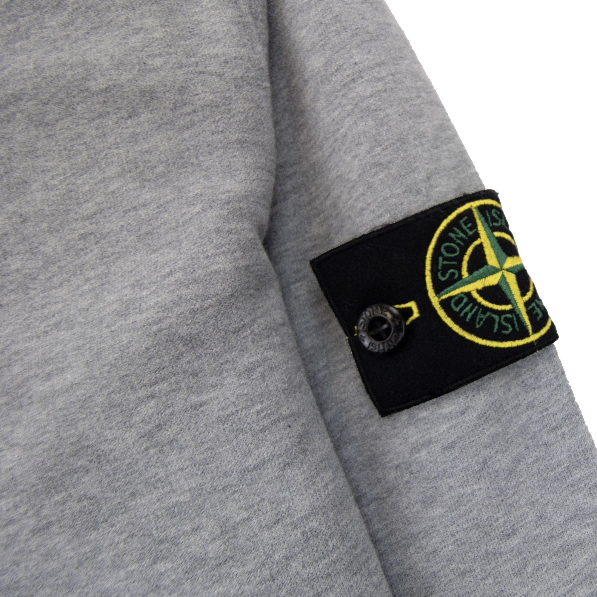 Stone Island 63520 Brushed Organic Cotton Fleece Grey V0m64