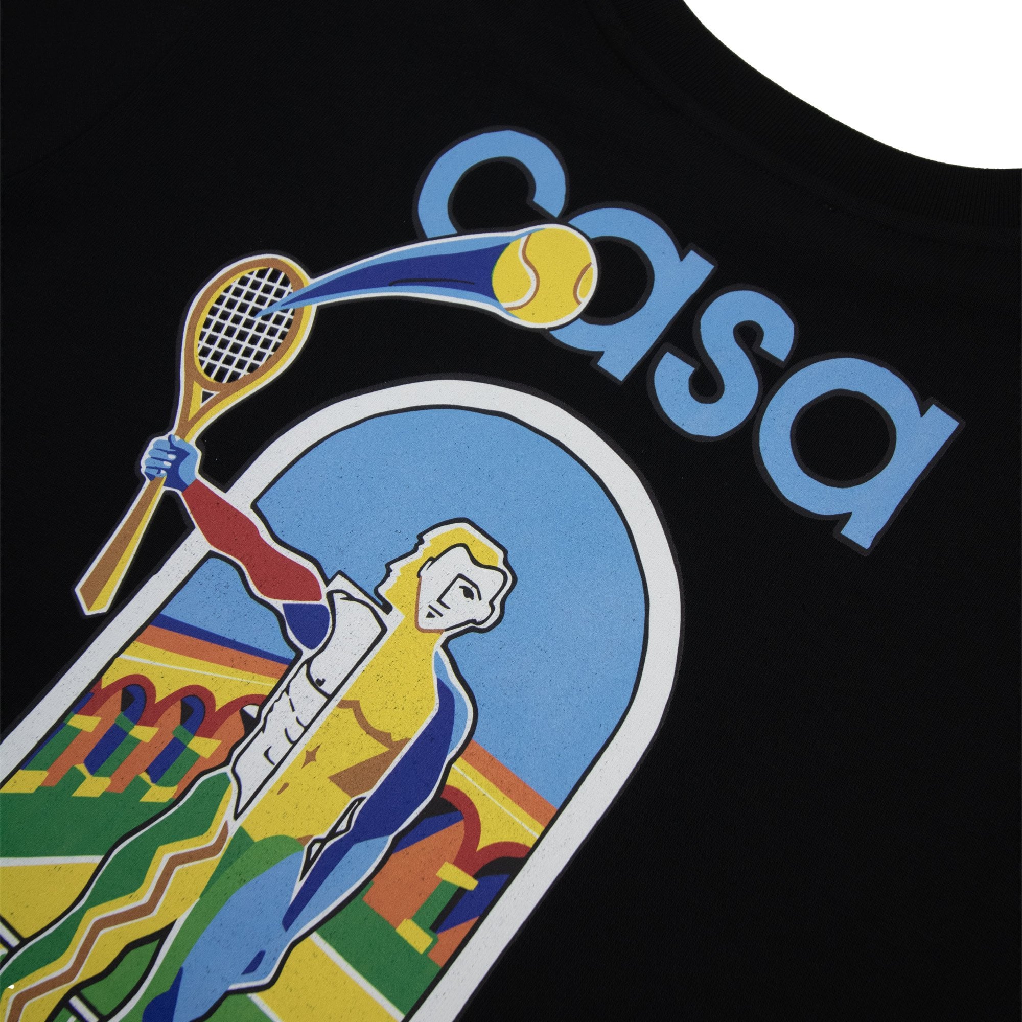 Casablanca Le Jeu Colore Screen T-shirt Black