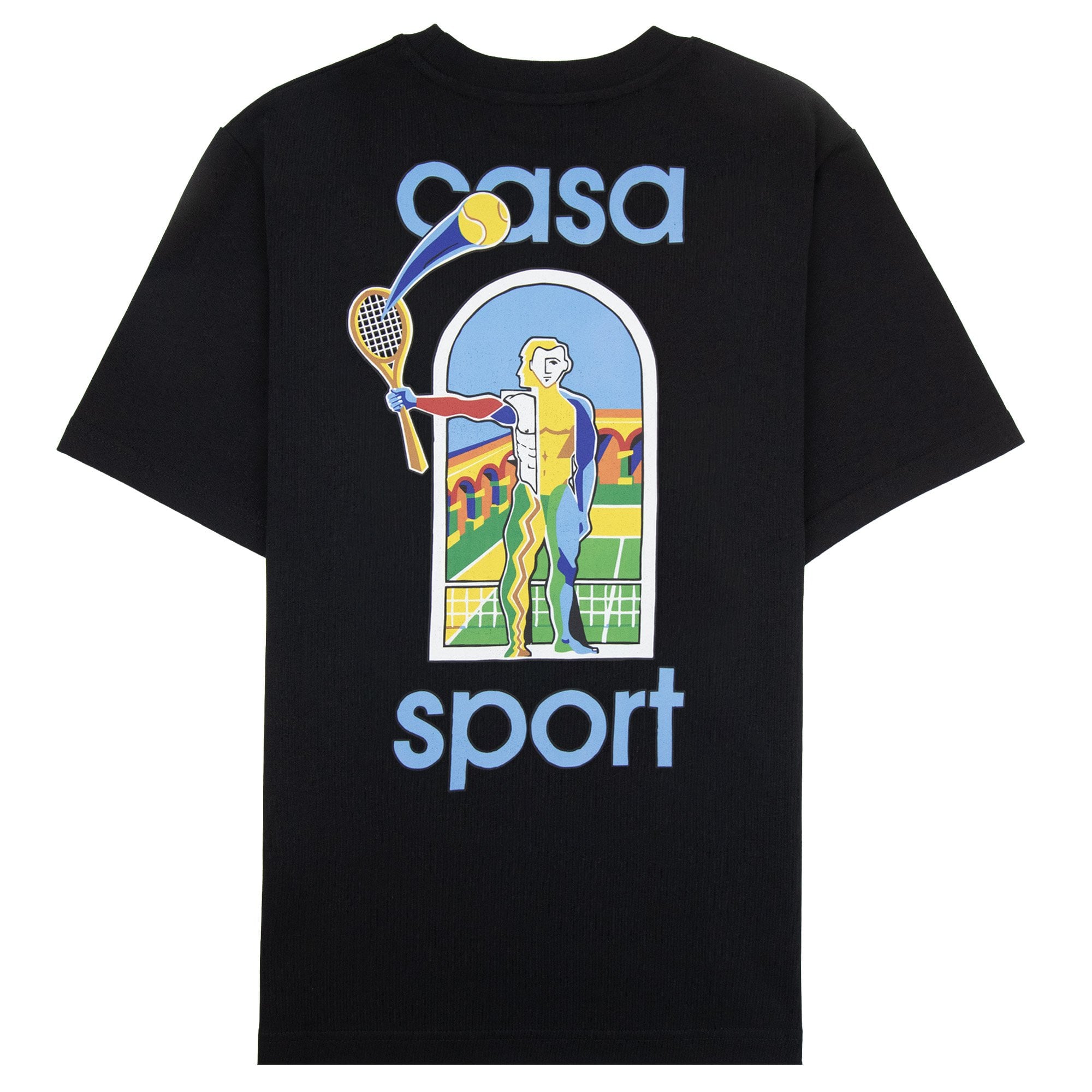 Casablanca Le Jeu Colore Screen T-shirt Black