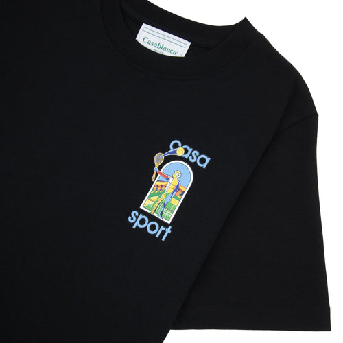 Casablanca Le Jeu Colore Screen T-shirt Black