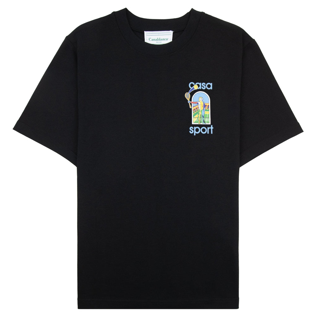 Casablanca Le Jeu Colore Screen T-shirt Black