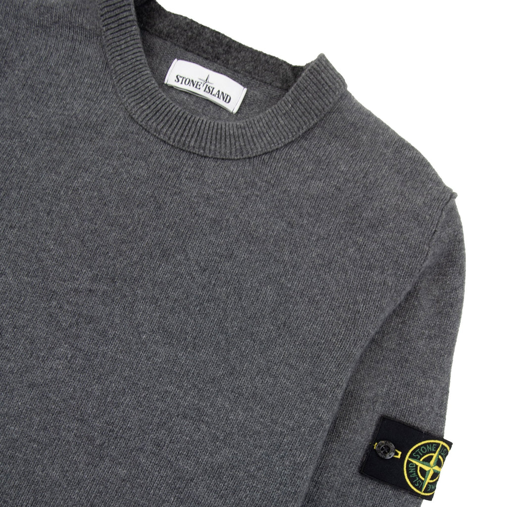 Stone Island 50aa3 Crewneck Knitted Sweatshirt Dark Grey V0065